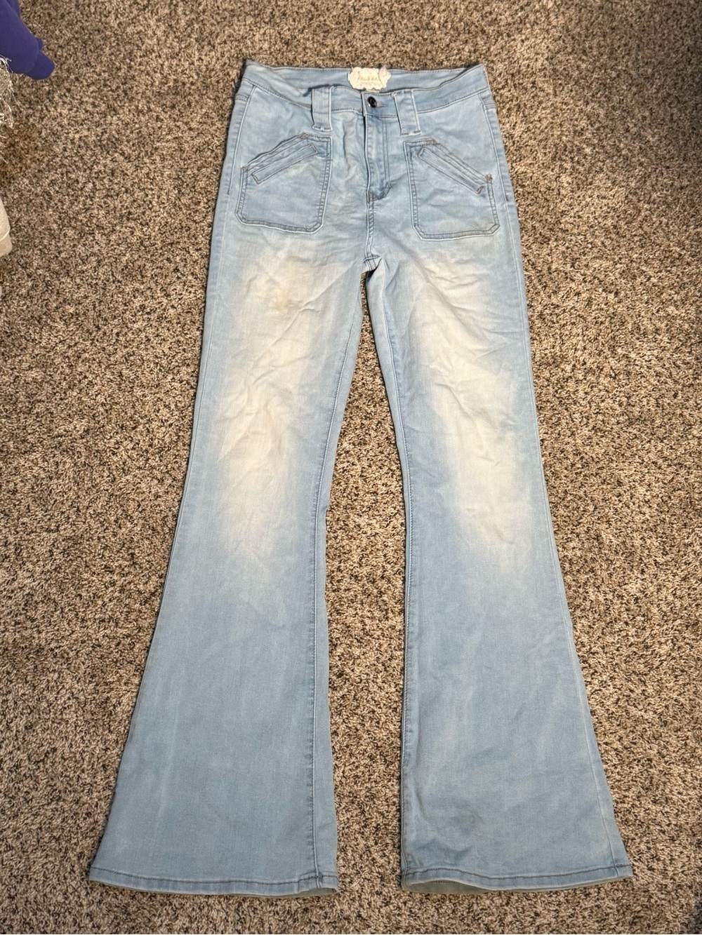 Altar'd State Light Blue Flare Jeans